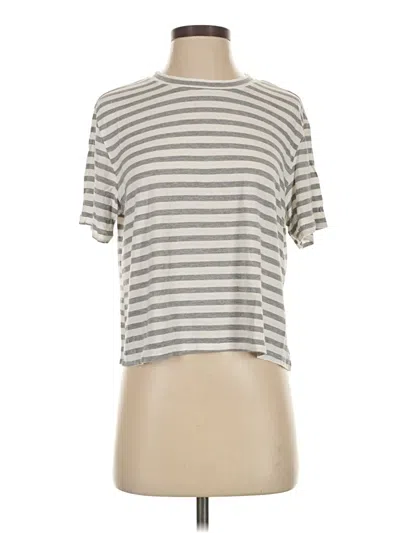 Pre-owned Honeydew Short Sleeve Turtleneck In Silver