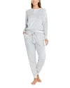 Honeydew Simply Cozy Long Sleeve Pajama Set In Gray