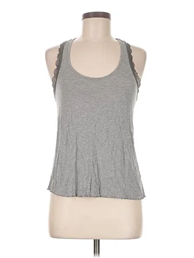 Pre-owned Honeydew Sleeveless Top Gray Halter Neckline Tops