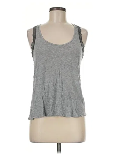Pre-owned Honeydew Sleeveless Top Gray Halter Neckline Tops