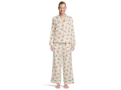 Honeydew Snooze Mode Long Pj Set In Neutral
