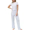 Honeydew Somewhere Sunny Pointelle Pajamas In Surf Starfish