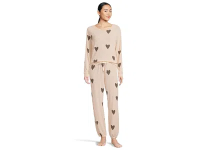 Honeydew Star Seeker Brushed Jersey Lounge Set In Gray