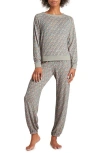 Honeydew Star Seeker Brushed Jersey Pajamas In Gray