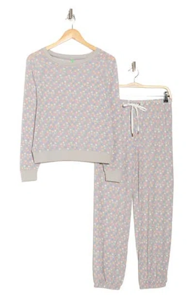 Honeydew Star Seeker Brushed Jersey Pajamas In Cinder Dot