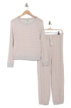 Honeydew Star Seeker Brushed Jersey Pajamas In Grey Stripe