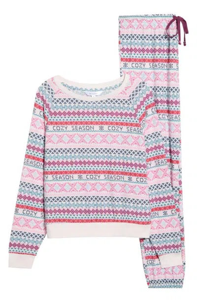 Honeydew Star Seeker Brushed Jersey Pajamas In Multi