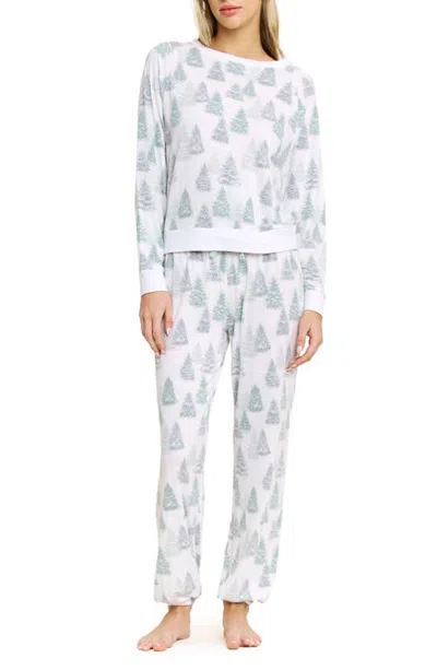 Honeydew Star Seeker Brushed Jersey Pajamas In White