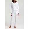 Honeydew Star Seeker Brushed Jersey Pajamas In Ivory Plaid