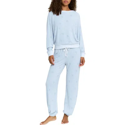 Honeydew Star Seeker Brushed Jersey Pajamas In Metallic