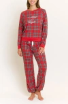 Honeydew Star Seeker Brushed Jersey Pajamas In Multi