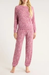 Honeydew Star Seeker Brushed Jersey Pajamas In Pink