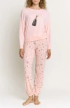 Honeydew Star Seeker Brushed Jersey Pajamas In Pink