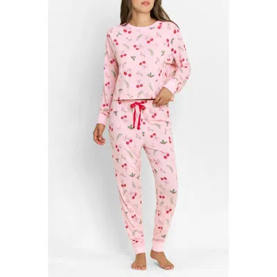Honeydew Star Seeker Brushed Jersey Pajamas In Pink