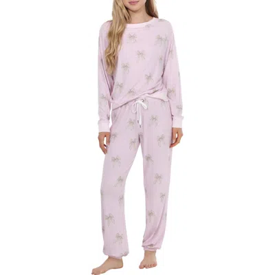Honeydew Star Seeker Brushed Jersey Pajamas In Sweetheart Bows