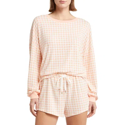 Honeydew Star Seeker Brushed Jersey Short Pajamas In Pink