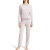Honeydew Star Seeker Jersey Pajamas In Serenity Gingham