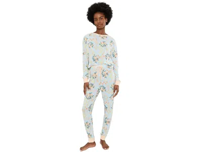 Honeydew Star Seeker Long Set Women's Pajama Sets Citrus Check: Xs In Multi