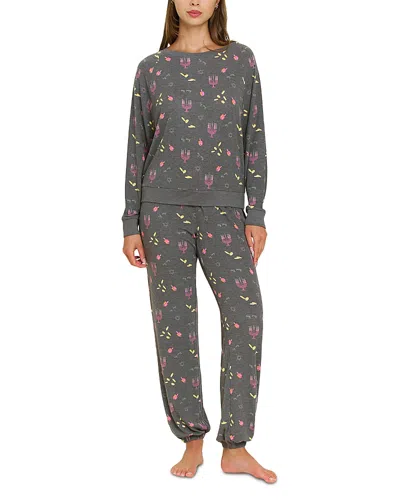 Honeydew Star Seeker Lounge Set In Gray