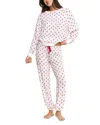 Honeydew Star Seeker Lounge Set In Lucky Hearts In Multi