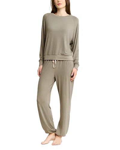 Honeydew Star Seeker Pajama Set In Gold