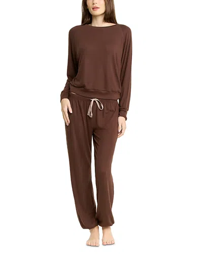 Honeydew Star Seeker Pajama Set In Brown