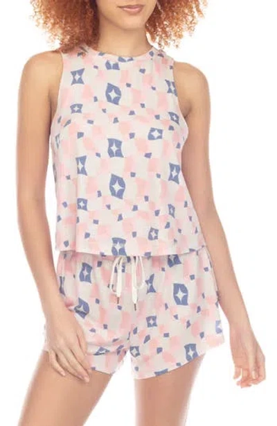 Honeydew Star Seeker Short Pajamas In Frolic Geo