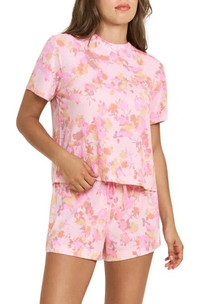 Honeydew Star Seeker T-shirt & Shorts Pajama Set In Pink