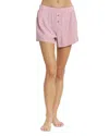 Honeydew Hangout Stripe Pajama Shorts In Pink