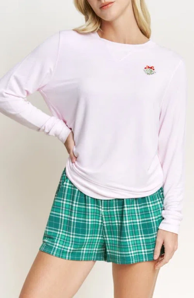 Honeydew Sugar Sweetheart Short Pajamas In Green