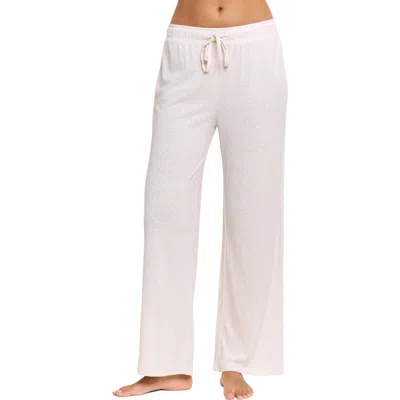 Honeydew Sunbeam Linen Blend Pajama Pants In White