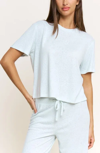 Honeydew Sunbeam Linen Blend Pajama Top In Blue