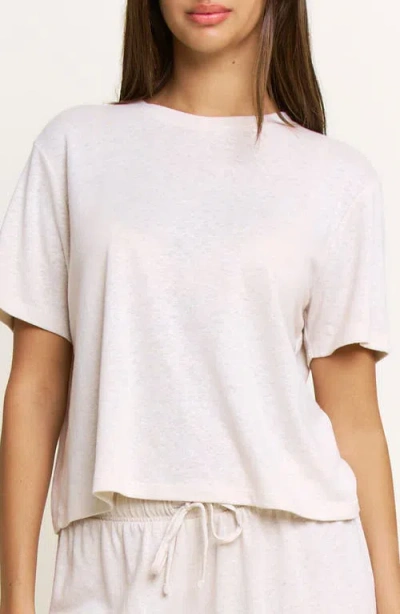Honeydew Sunbeam Linen Blend Pajama Top In Brown