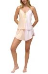 Honeydew Sunglow Camisole & Shorts Pajamas In Pink Salt