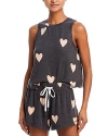 Honeydew The Star Seeker Shortie Pj Set In Black Heart