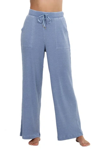 Honeydew Under The Stars Waffle Knit Pajama Pants In Blue Stone