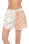 Honeydew Intimates Vacation Mode Lounge Short In Floral Check