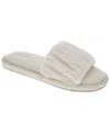 Honeydew Women's Chenille Ruche Slide Slippers In Ivory