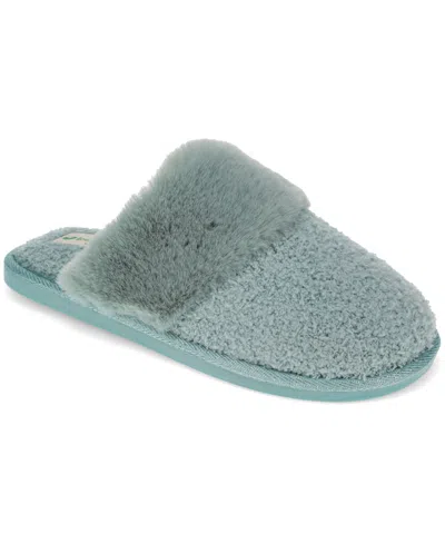 Honeydew Women's Chenille Scuff Slippers In Green
