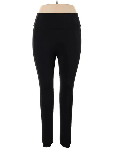 Pre-owned Honeylove Active Pants In Black
