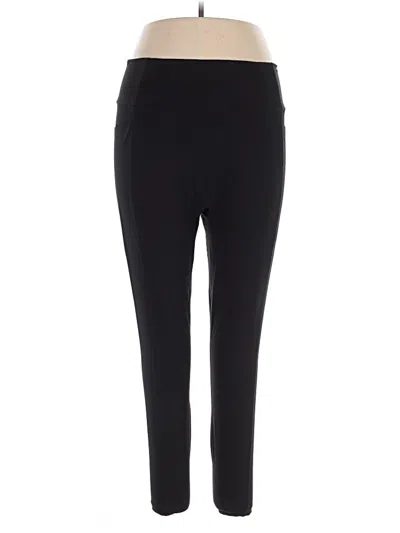 Pre-owned Honeylove Active Pants In Black