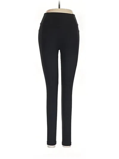 Pre-owned Honeylove Active Pants In Black