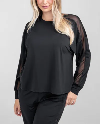 Honeylove Blisswear Long Sleeve Top In Black