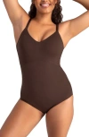 Honeylove Cami Bodysuit In Brown