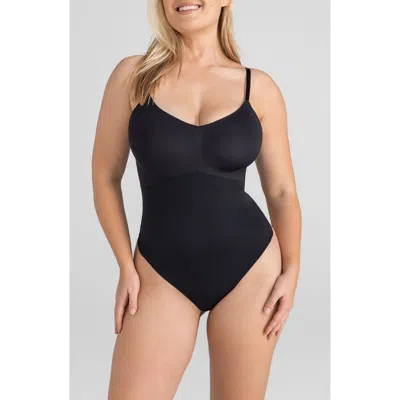 Honeylove Cami Thong Bodysuit In Vamp