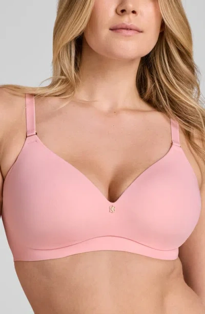 Honeylove Cloudembrace Wireless T-shirt Bra In Pink