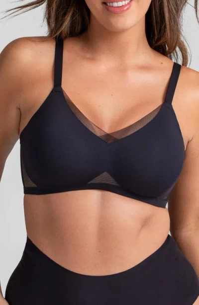 Honeylove Liftwear Crossover Bra In Black