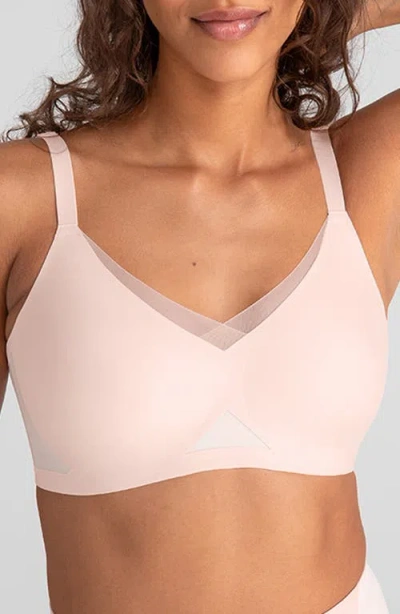 Honeylove Liftwear Crossover Bra In Pink