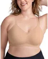Honeylove Liftwear Crossover Bra In Sand