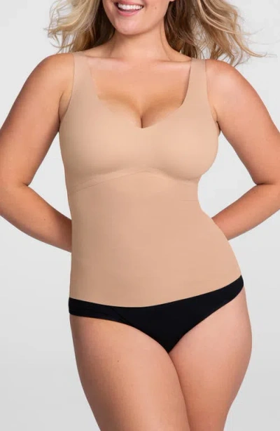 Honeylove Liftwear Tank In Sand